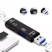 5-in-1 USB 3.0 Type C / USB / Micro USB SD TF Memory OTG Card Reader Access NEW