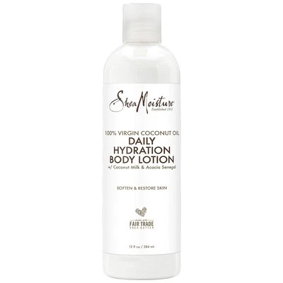SheaMoisture 100% virgin coconut oil daily hydration body lotion moisturizer, 13