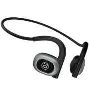 Open Ear Headphones Wireless Bluetooth, Touch Control Bluetooth Silver Black