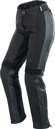 Spidi Teker, lether-textile pants women , color: Black , size: 50
