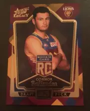 2018 AFL Select Legacy Rookie card CONNOR BALLENDEN Brisbane RC43 094/250