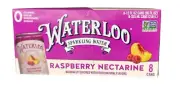 Waterloo Raspberry Nectarine Sparkling Water 8 Pack