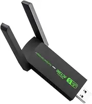 Fahgaer 1300Mbps USB WiFi Adapter Dual Band 2.4G 5GHz Wireless Dongle Signal Receiver for PC/Laptop Win 7/8/10/11 Driver Free