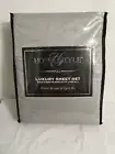 Luxury Style Full Size Bed Sheet Set: Flat Sheet, Fitted Sheet, W/ Pillow Cases