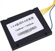 PLC Fiber Splitter Single Mode Low Insertion Loss 1X4 SC/UPC Interface Home Networking