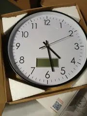11.5 Wall Clock Analog and Digital Open Box Batteries Not Included