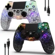 CHENGDAO Controller for PS4 Wireless Controllers for PlayStation 4/PC - Set of 2