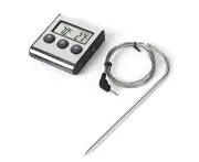 Kitchen Digital BBQ Thermometer, Cooking Meat Grilling Thermometer with Timer Function