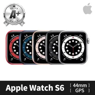 【Apple】A 級福利品 Apple Watch S6 GPS 44mm 鋁金屬錶殼(副廠配件/錶帶顏色隨機)