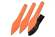 Elk Ridge Throwing Knives incl Nylon Sheath Orange 241mm (K-ER-TKFIX005)