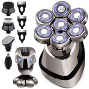 Head Shavers for Bald Men: Waterproof Bald Head Shavers for Men Skull - Recha...