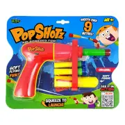 ZING Outdoor Sports Classics Pop Shotz Air-Powered Toy Gun RED Birthday Gift