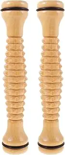 2Pcs Back Massage Roller for Muscle Relief Convenient Stretching Tool for Waist and Back for Home Use and Travel
