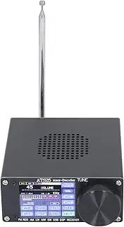 Radio Full Band 2.4in Touch Screen DSP Decoder Antenna Rechargeable Aluminum Alloy Shortwave WiFi [Travel Hiking Camping]