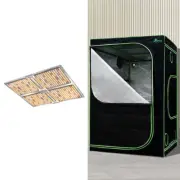 Indoor Grow Tent Kits Hydroponics Plant Vegetable Growing System 4500W LED Light