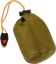JOINPAYA Small Mesh Sack Compact Drawstring Storage Pouch for Outdoor Travel Hiking Camping and Backpacking Durable Emergency Sleep Protection