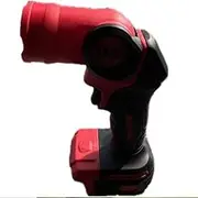 OTYTY LED Work Light for Milwaukee M18 18V Battery, 20W 1000LM Cordless Portable Lighting Tool Rechargeable Flashlight, Pivoting Head, Black and Red