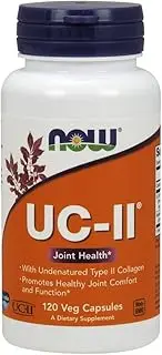 NOW Foods Uc Ii Joint Health Undenatured Type Ii Collagen 60 Vegicaps (Pack Of 2)