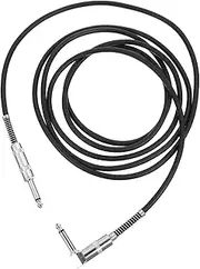 UPKOCH Male to Male Right Angle Guitar Audio Cable Durable Electric Guitar Cord for Instruments Compatible with Amp Mixer Bass Keyboard Microphone