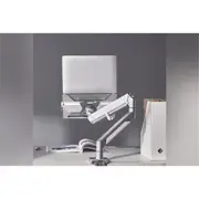 KONIC Universal Aluminium Notebook Holder Only - accessory for Konic Monitor Arm Stand - Silver - Fits for 11.6"-17.3" Laptops [KLH-F11]