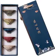 5 Pcs Ceramic Teacup Set, Chinese kung fu Tea Set, Japanese Style Tea Cup, Yerba Mate Tea Set,Kungfu Style Tea Accessories