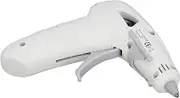 Haofy USB Rechargeable Cordless Glue Gun High Tech Electronic Heating System Safe And Reliable for Art Decorations Mini Size And Portable Design (White)