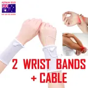 PainPod HiDow TENS EMS compatible ELECTRODE WRIST BANDS + CABLE WIRE LEAD ⭐⭐⭐⭐⭐