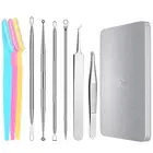 Blackhead Remover Pimple Popper Tool Kit, 9 Pcs Come done Extractor Tool