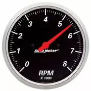 Auto Meter 1499 5" In-Dash Tachometer Gauge 0-8000 RPM Designer Black
