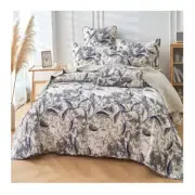 Patchwork Bed Quilt Forest Dreams Coverlet King Single 195x235cm
