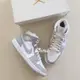 NIKE AIR JORDAN 1 Mid Wolf Grey 灰白 冰藍 煙灰 BQ6472105