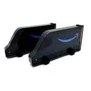 Lot 2 Amazon Prime Delivery Van Truck Car EMPTY Gift Card Holder Case Tin Box LE
