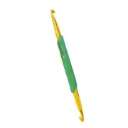 Hamanaka H250-510-7 RakuRaku Crochet Hook Double 7.5/0-9/0 (4.5-5.5mm) Green F/S