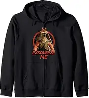 [STAR WARS] Jar Jar Binks Exsqueeze Me Portrait Zip Hoodie