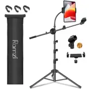 Mic Stand6 In 1 Microphone Stand Floor Boom Mic Stand Support Boom Gooseneck ...