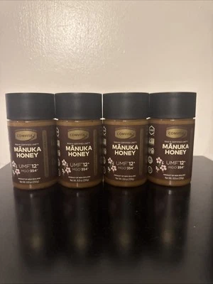 Comvita Raw & Wild New Zealand Manuka Honey Certified UMF 12+ MGO 354+ (250g) 4X