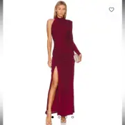 NWT Misha Pauline Ruched Maxi Size 14 Revolve Anthropologie