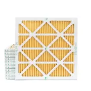 Glasfloss 20x20x1 MERV 11 Pleated Furnace Air Filters. 12 PACK. Made in USA.