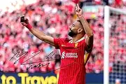 RJR PRINTS Mo Salah - Liverpool 2025 League Champion Football Player Signed 12x8 Inch Montage Autograph Photo Print WIth Pre Printed Signatures Which Would Make A Superb Gift For Any Fan.
