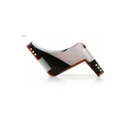 Salon Beard Stencil Syling Comb Brush Tool - Brown