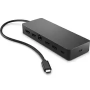HP Universal USB-C 4K Multiport Hub Adapter Dual Screen HDMI/DisplayPort/Ethernet/USB