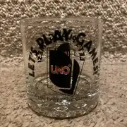 "Let's Play Games" Uno Card Game Drinking Glass - 1980 International Games Inc.