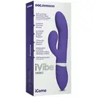 iCome Purple Gspot Jack Rabbit Vibrator G-Spot Rolling Clit Stimulator Adult
