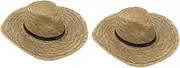 [LIFKOME] Men's Sun Hat Beach Hat for Men Sun Hats for Men Cowboy Hats for Men Hat for Man Men Sun Hats Shade Hat The Hat Men's Sun Caps Sun Hat for Men Summer Hat Straw