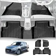 X-CAR 3D All-Weather Floor Mats for Suzuki Swift Auto Transmission 2017-2024 Heavy Duty Customized Car Floor Liners Full Set Carpet