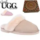GROSBY Doe Women's Moccasin Sheepskin Slipper UGG Scuff Slip On Moccasins Ladies
