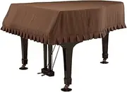 Alps/Grand Piano Cover/G-TB/Kawai GL-10/Made in Japan Jacquard Brown Dots & Music Notes Border Pattern