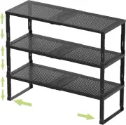 Adjustable Expanable Stackable Spice Rack Shelf Pantry Storage Organizer for Kit