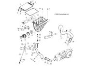 Polaris Outlet Duct, Genuine OEM Part 0452576, Qty 1
