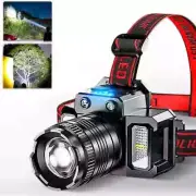 LED Sensor Headlamp Camping Search Light Head Flashlight Rechargeable Head Lamps
